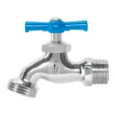 LLAVE PARA MANGUERA CROMADA 130 GR ENTRADA 1/2 PLG. FOSET