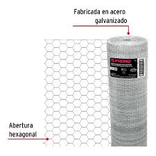 [45130] MALLA HEXAGONAL 0.5 PLG. X36 PLG. SALVADOR