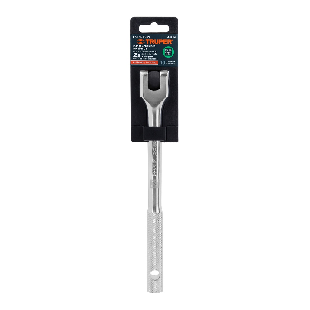 [13922] MANGO CUADRO 1/2 PLG. ARTICULADO LARGO 10 PLG. TRUPER