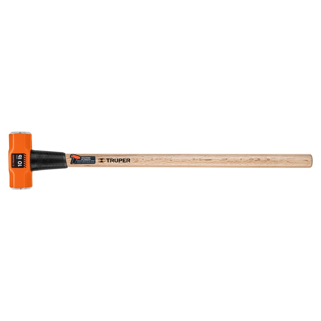[16512] MARRO OCTAGONAL 10 LB MANGO DE MADERA 36 PLG. TRUPER