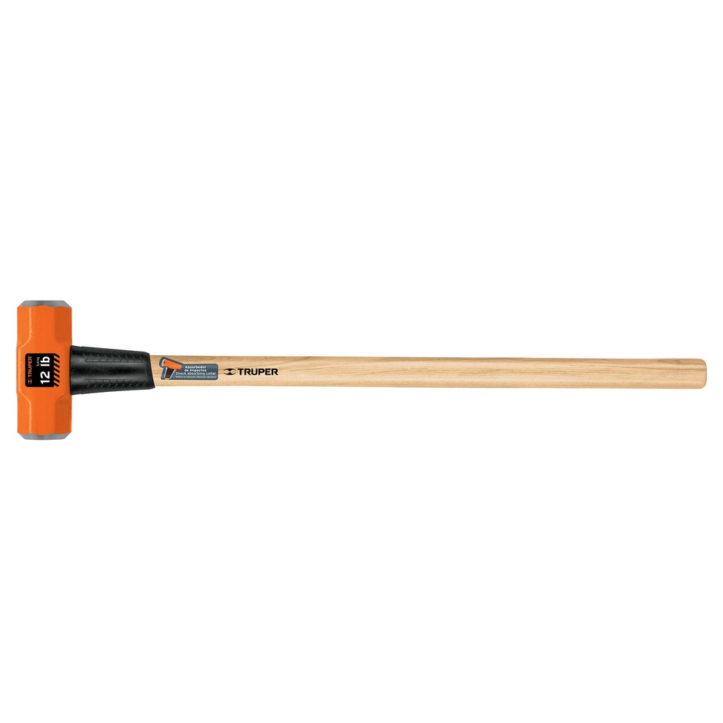 [16513] MARRO OCTAGONAL 12 LB MANGO DE MADERA 36 PLG. TRUPER