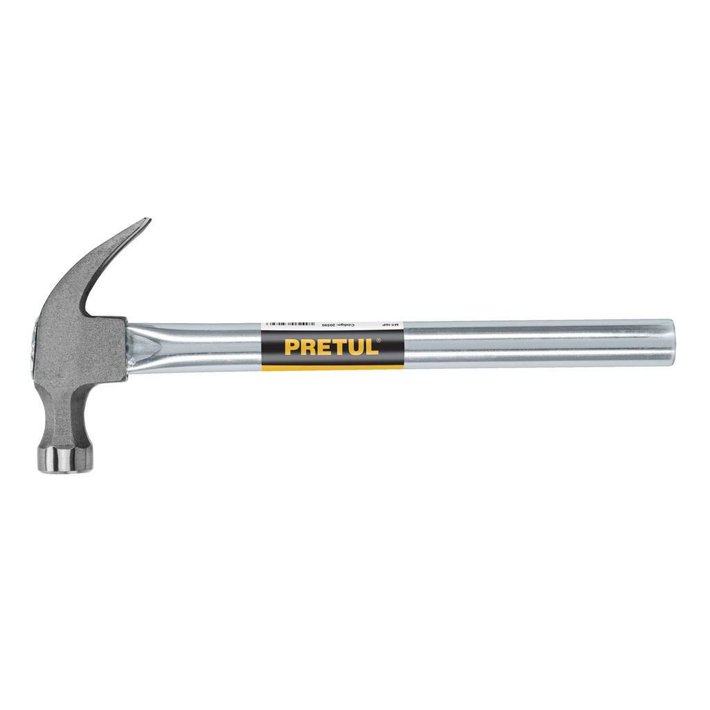 [20595] MARTILLO CURVO- 16OZ- MGO TUBULAR-PRETUL