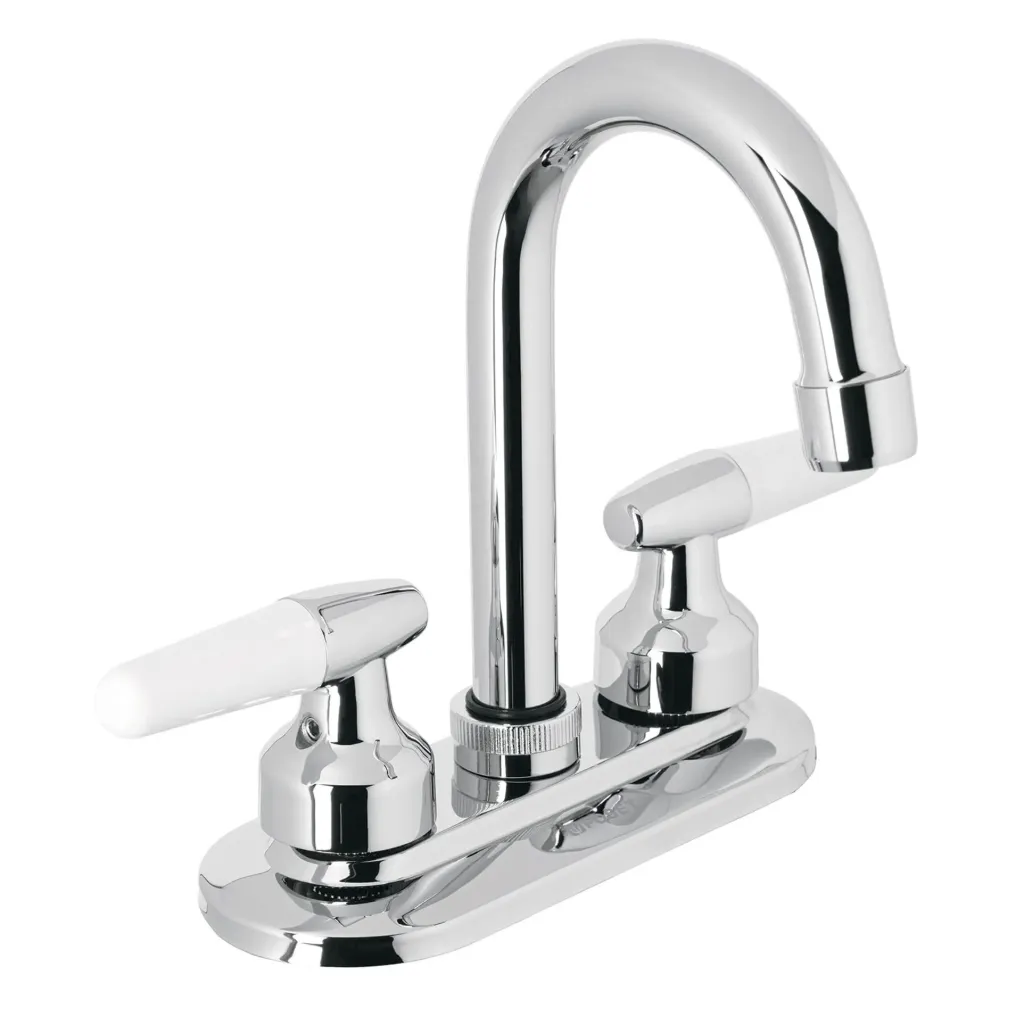 [49213] MEZCLADORA 4 PLG. PARA LAVABO CUELLO BAR MANERALES CONO
