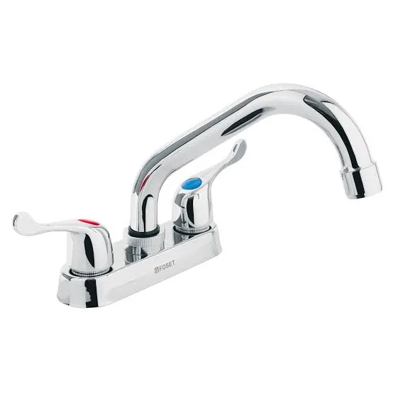 [47686] MEZCLADORA 4 PLG. PARA LAVABO TUBULAR MANERALES PALANCA