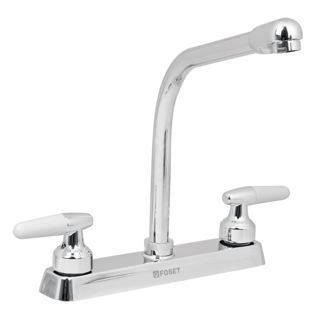 [49180] MEZCLADORA 8 PLG. P/FREGADERO CUELLO COBRA MANERALES CONO