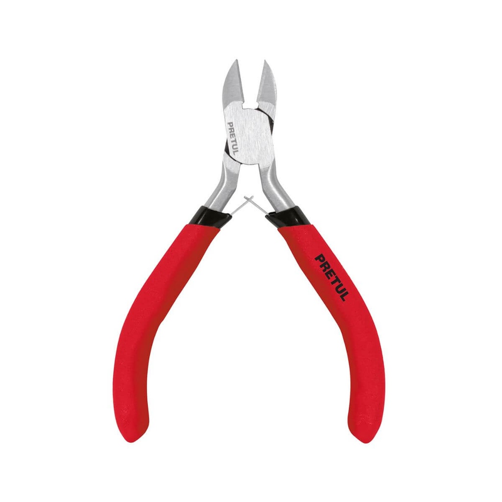[22663] MINI PINZA DE CORTE DIAGONAL 4 PLG PRETUL