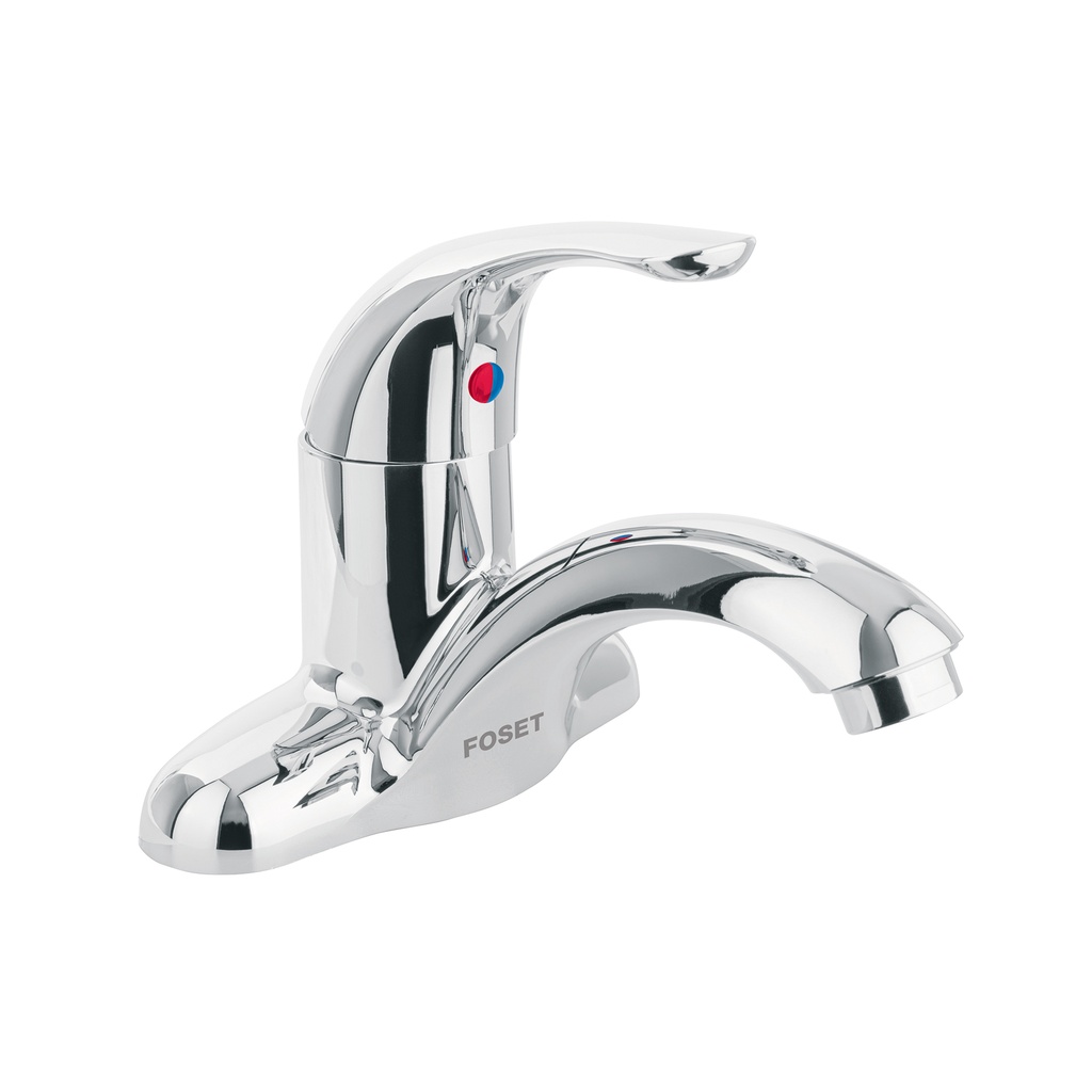 [48191] MONOMANDO PLÁSTICO CROMADO PARA LAVABO- MANERAL CURVO