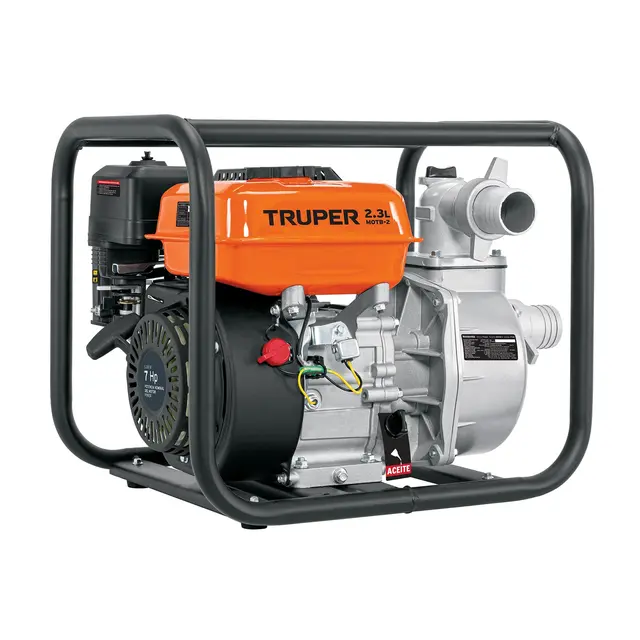 [17116] MOTOBOMBA AUTOCEBANTE 2 PLG. X 2 PLG. A GASOLINA 7 HP TRUPER