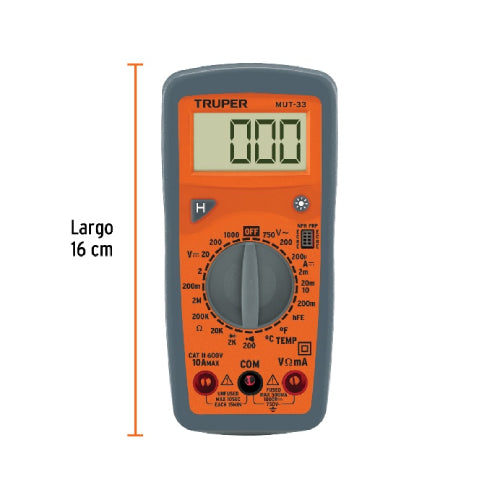 [10401] MULTIMETRO DIGITAL JUNIOR