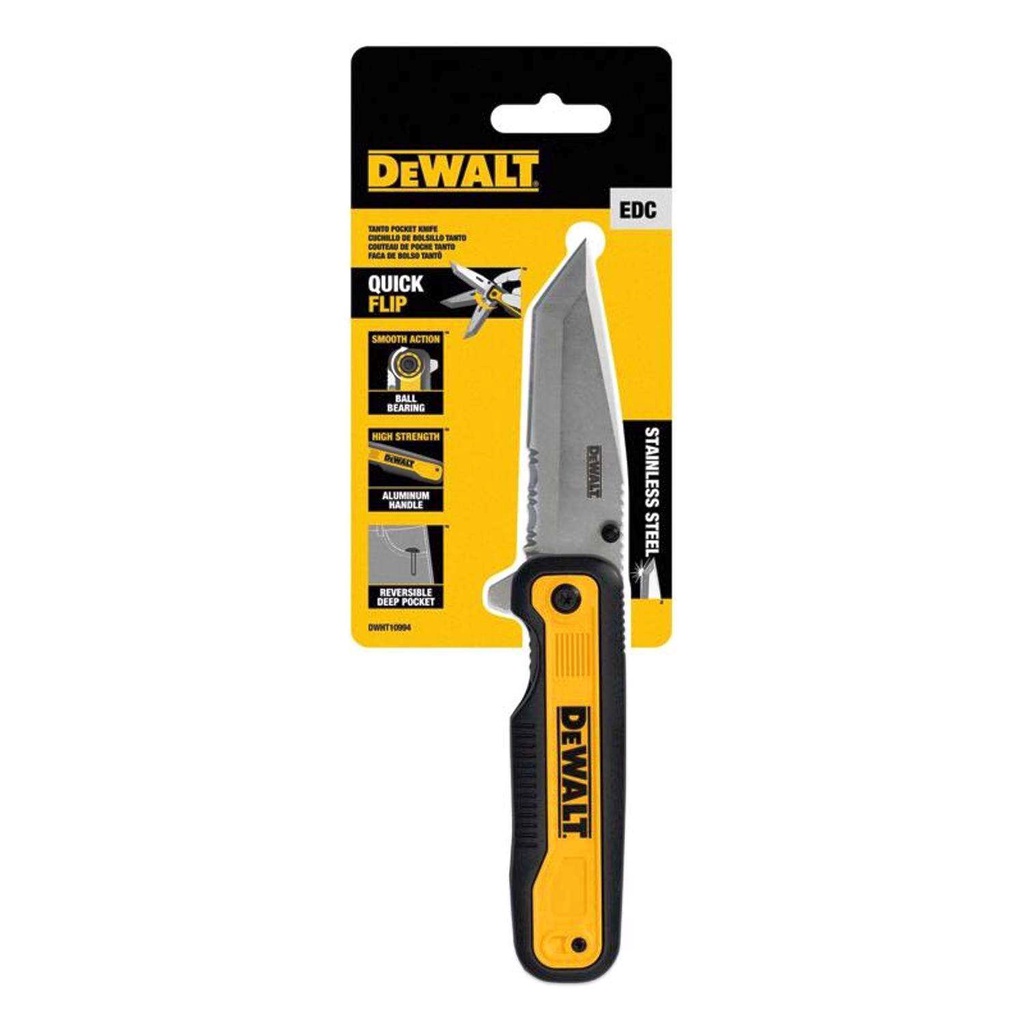[DWHT10994] NAVAJA TANTO 1 HOJA 8 SERRADO INOX DEWALT