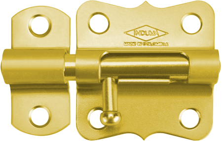 [CUD3] PASADOR CUADRADO DORADO DE 3 PLG INDUMA