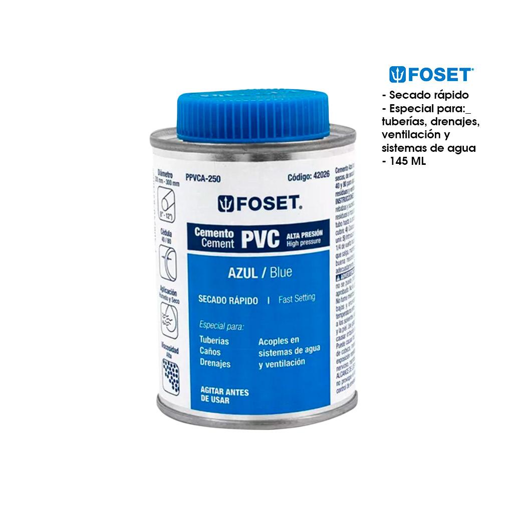 [42025] PEGAMENTO AZUL PARA PVC- BOTE 145 ML