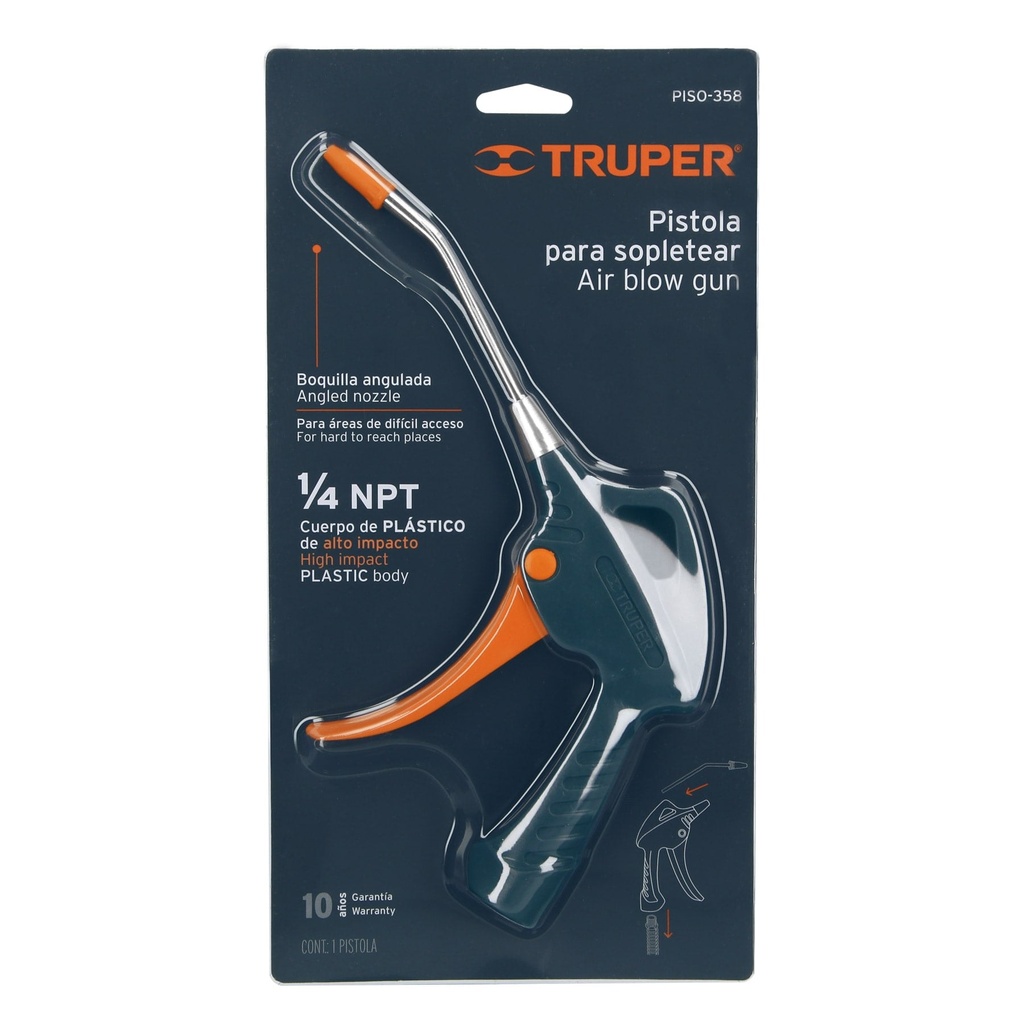 [10648] PISTOLA PLASTICA PARA SOPLETEAR TRUPER