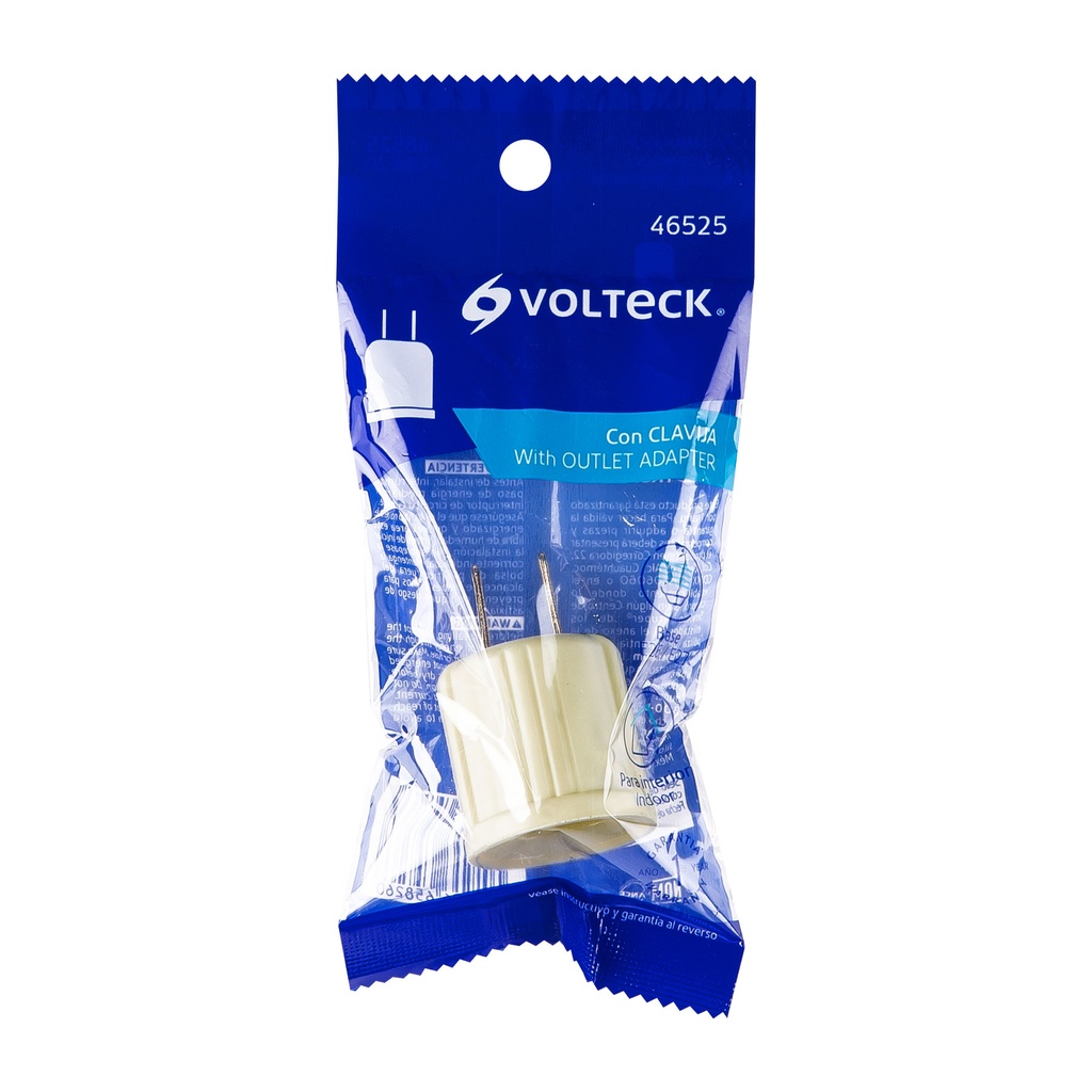 [46525] PORTALÁMPARA ADAPTADOR- MARFIL- VOLTECH