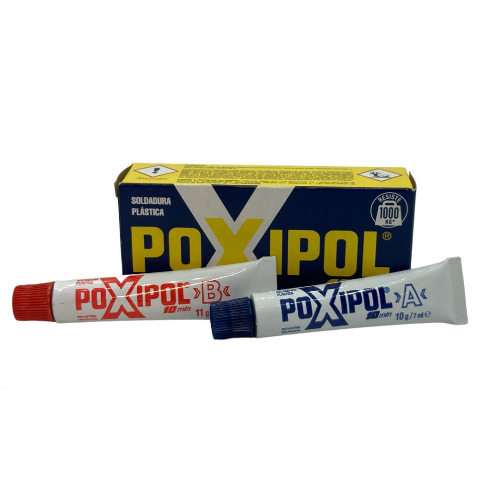 [AS14525] POXIPOL METALICO CAJA AZUL 14ML PEQUENO