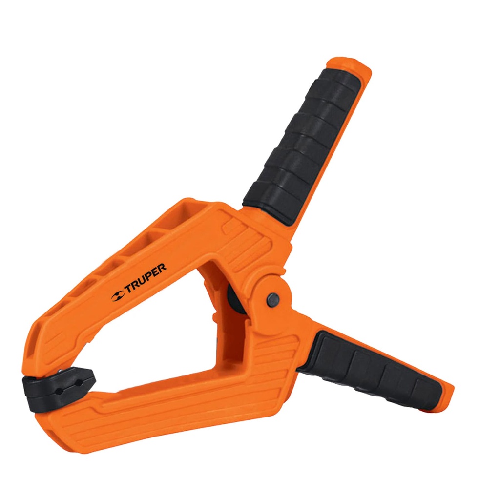 [17700] PRENSA DE RESORTE DE 4 PLG CUERPO NYLON MANDO TRUPER