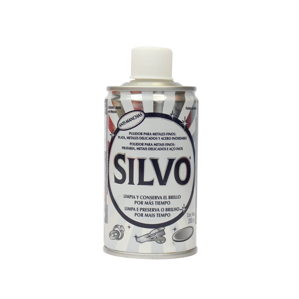 [7.483] PULIDOR LIMPIADOR DE METAL LIQUIDO FINO SILVO