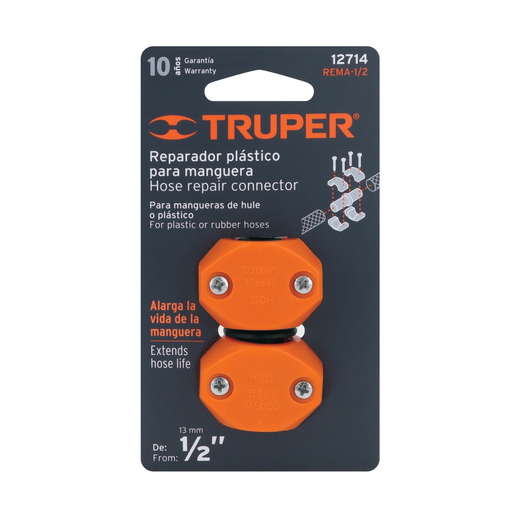 [12714] REPARADOR 1/2 DE ABS PARA MANGUERA REGAR TRUPER