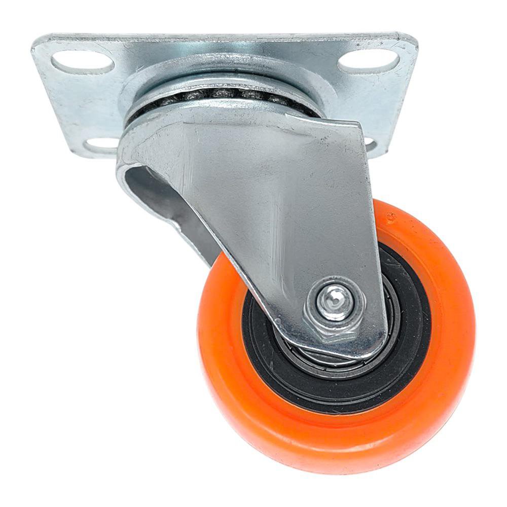 [RODC81] RODO GIRATORIO NARANJA DE 2 1/2 CHINO POLIURETANO C/UNO
