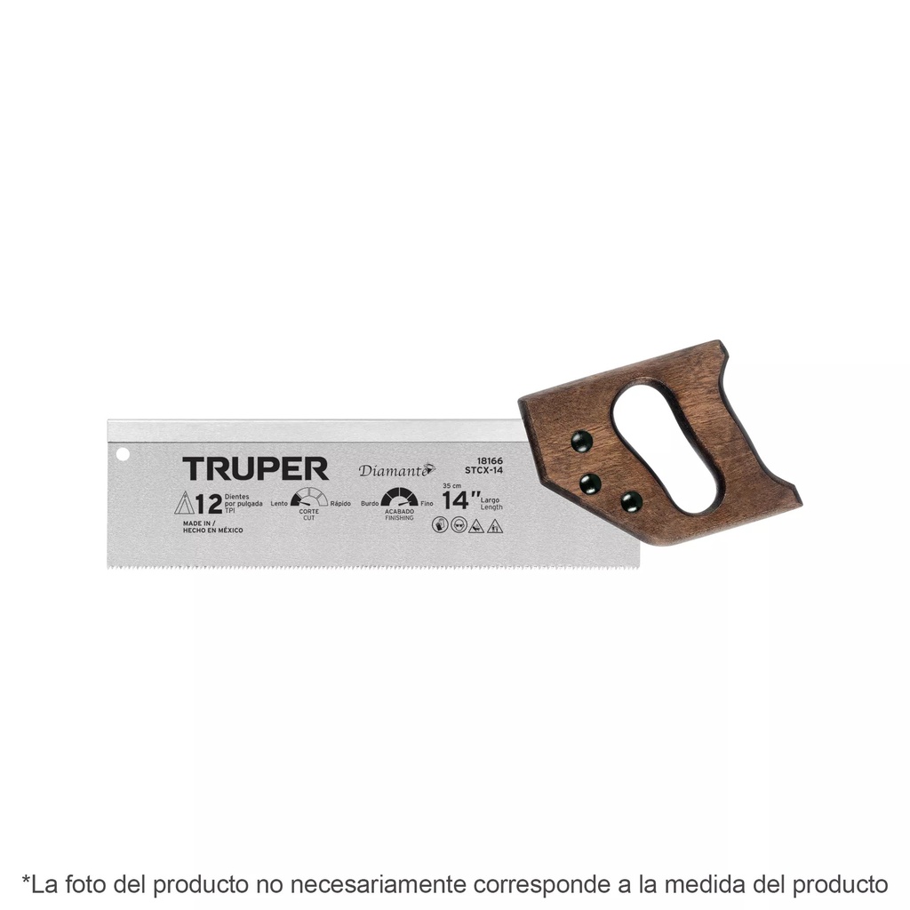 [18165] SERRUCHO 12 PLG DIAMANTE 9 DPP TRUPER
