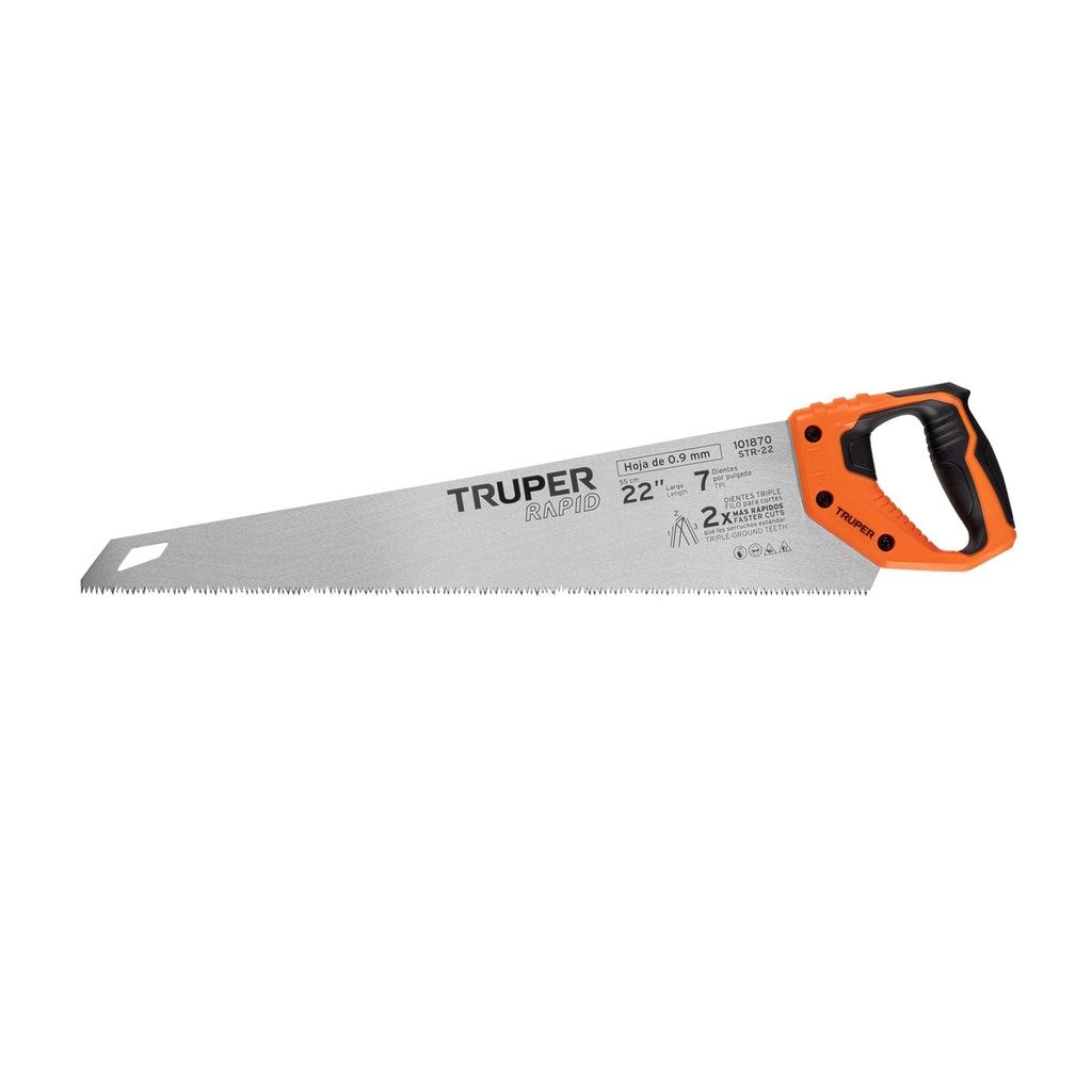 [101870] SERRUCHO 22 7 DPP MANGO COMFORT GRIP TRUPER