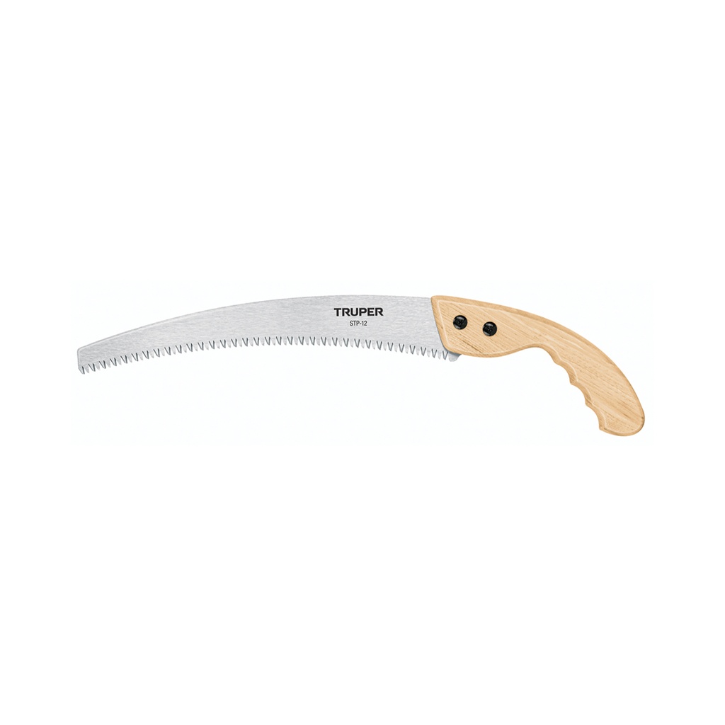 [18171] SERRUCHO DE PODA 12 PLG. HOJA CURVA 6 DPP MANGO MADERA TRUPER