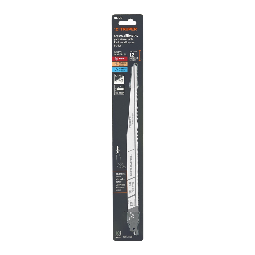 [10792] SIERRA PARA SOSO 12PLG USO GENERAL TRUPER PAR