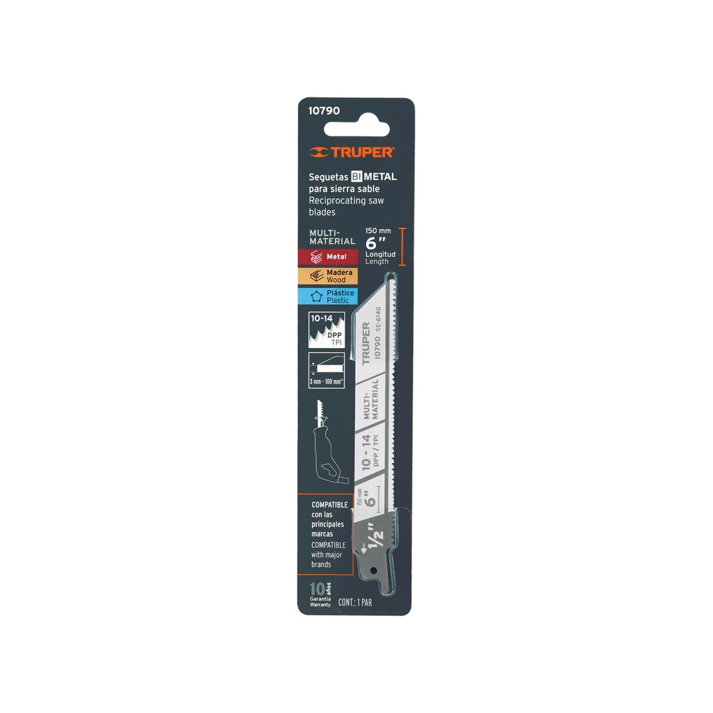 [10790] SIERRA PARA SOSO 6PLG USO GENERAL TRUPER PAR
