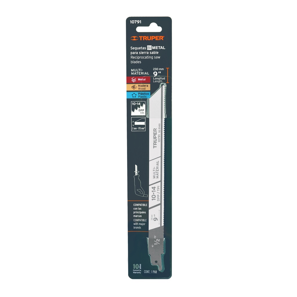 [10791] SIERRA PARA SOSO USO GENERAL DE 9 PLG TRUPER PAR