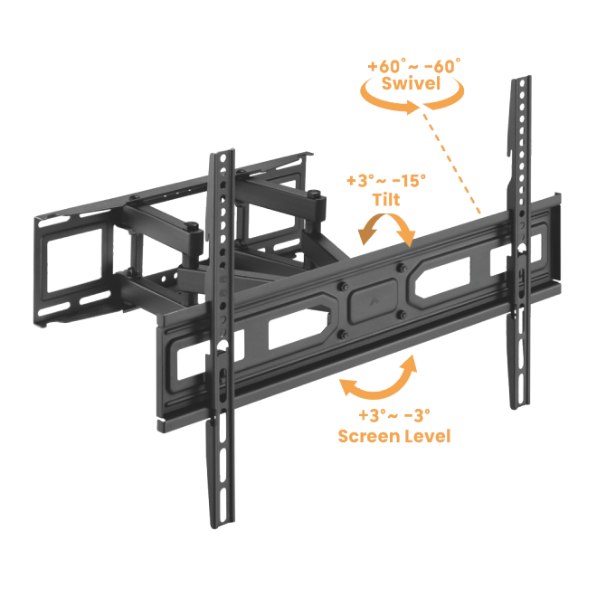 [BRK-LPA78-466] SOPORTE P/LCD TV DE MOVIMIENTO COMPLETO 37-80 88 LIBRAS