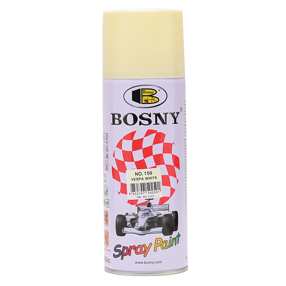 [BNYPINSPR30] SPRAY BOSNY NO. 150 VESPA WHITE BLANCO HUESO