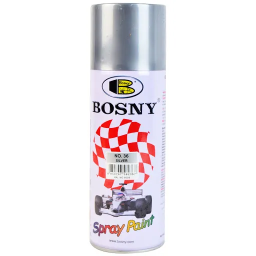 [PINSPR20] SPRAY BOSNY NO. 36 SILVER ALUMINIO 400CC