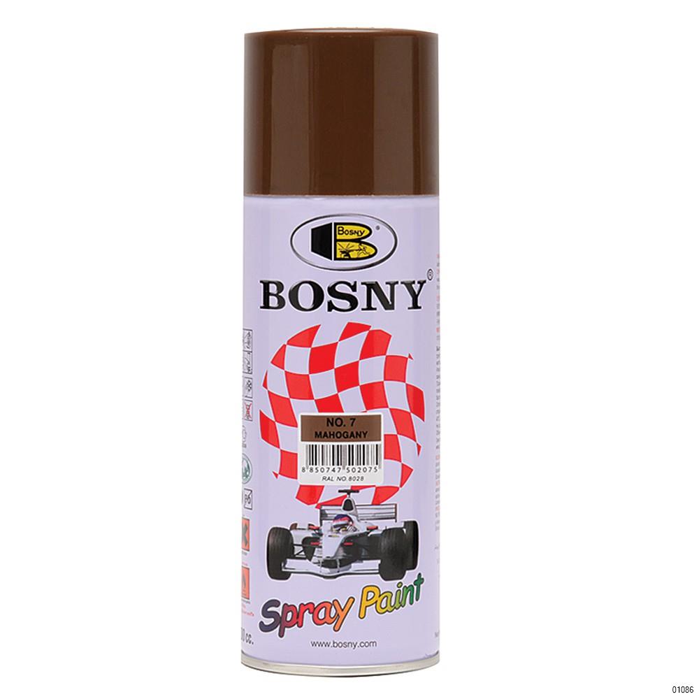 [BNYPINSPR2] SPRAY BOSNY NO. 7 MAHOGANY 400CC
