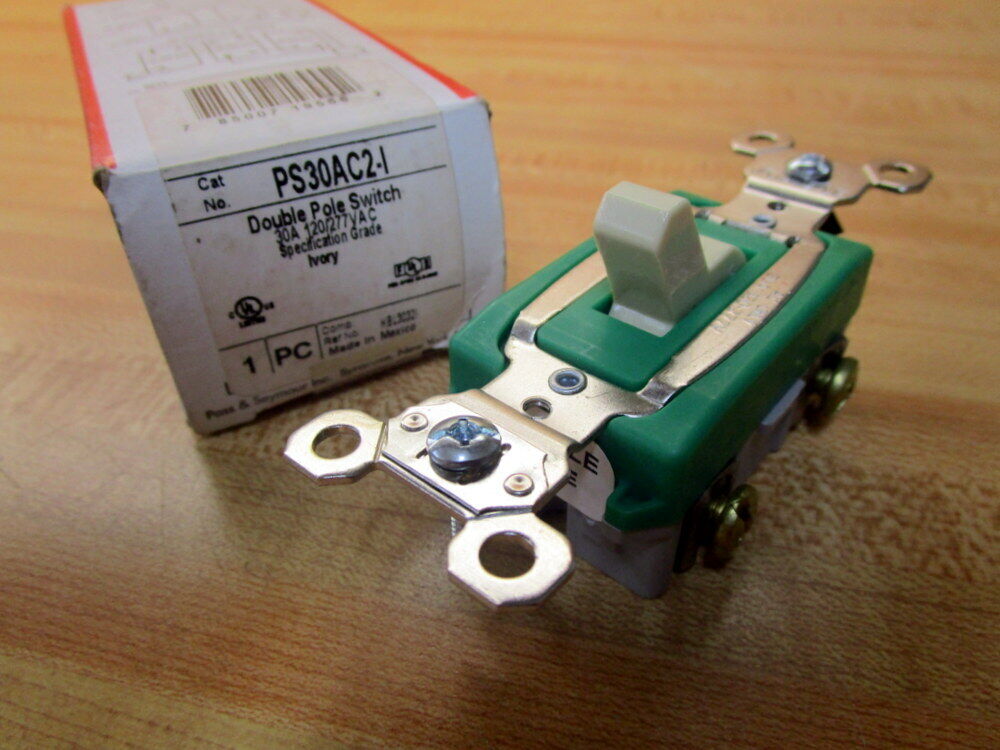 [ps30ac2-1] SWITCH P/CALENTADOR bipolar 30A 120-27V 2 POLOS 4 TORNILLOS