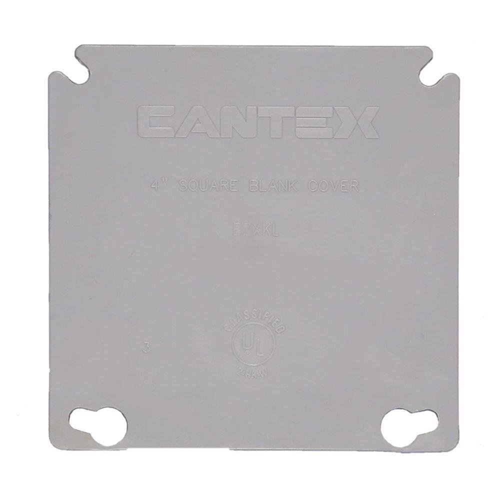 [44PVC] TAPADERA CUADRADA 4*4 PLASTICA