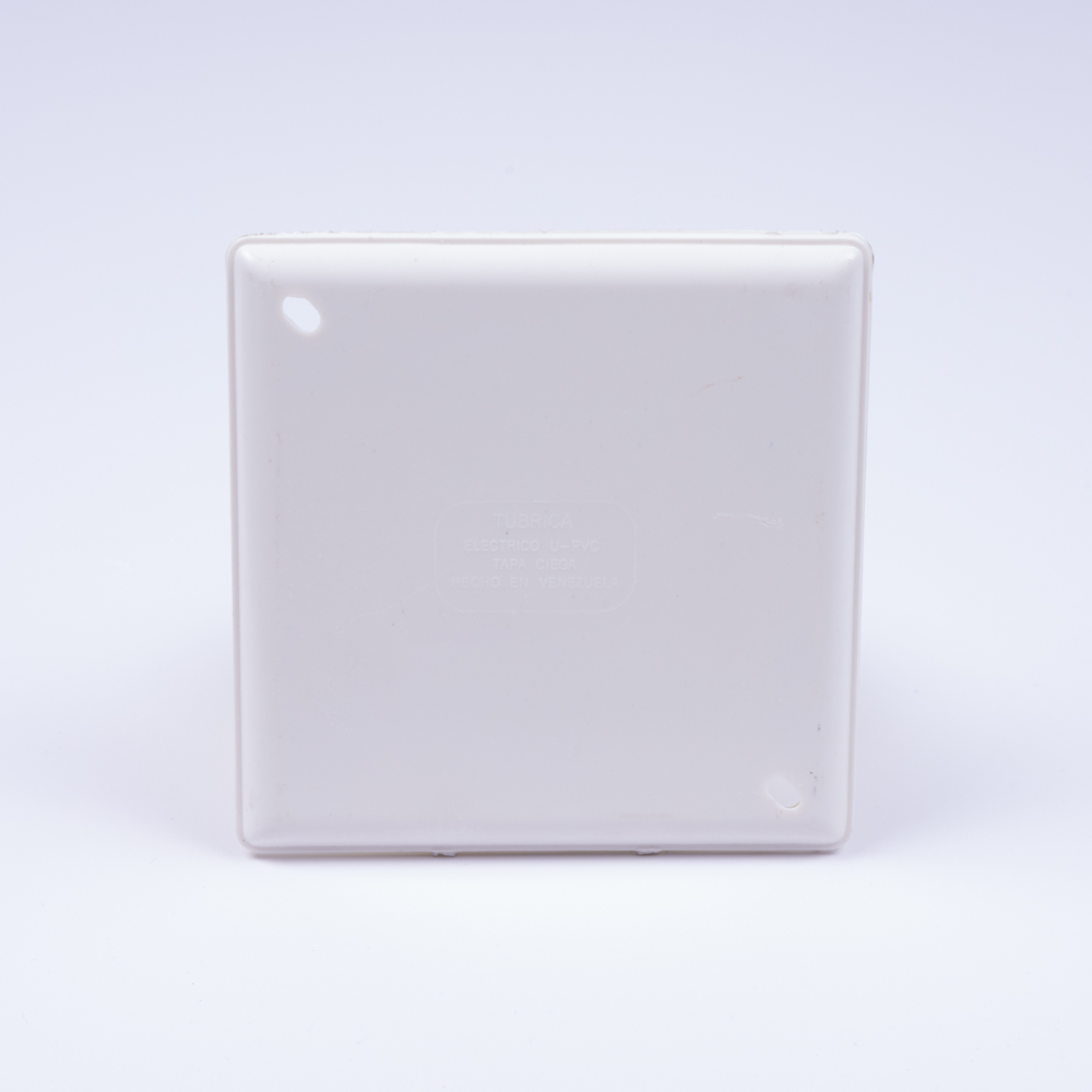 [PLA173 47724] TAPADERA PLACA CIEGA RECTANTULAR PLASTICA