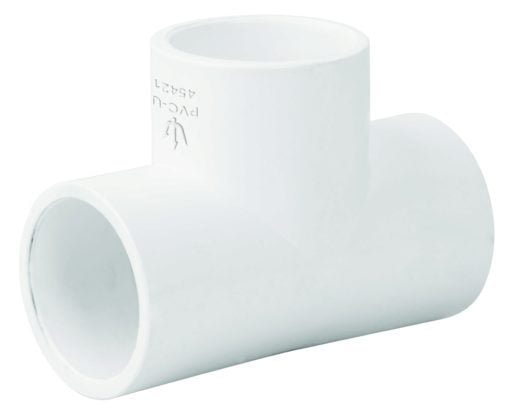 [45420] TEE SENCILLA DE PVC 1/2 PLG. FOSET