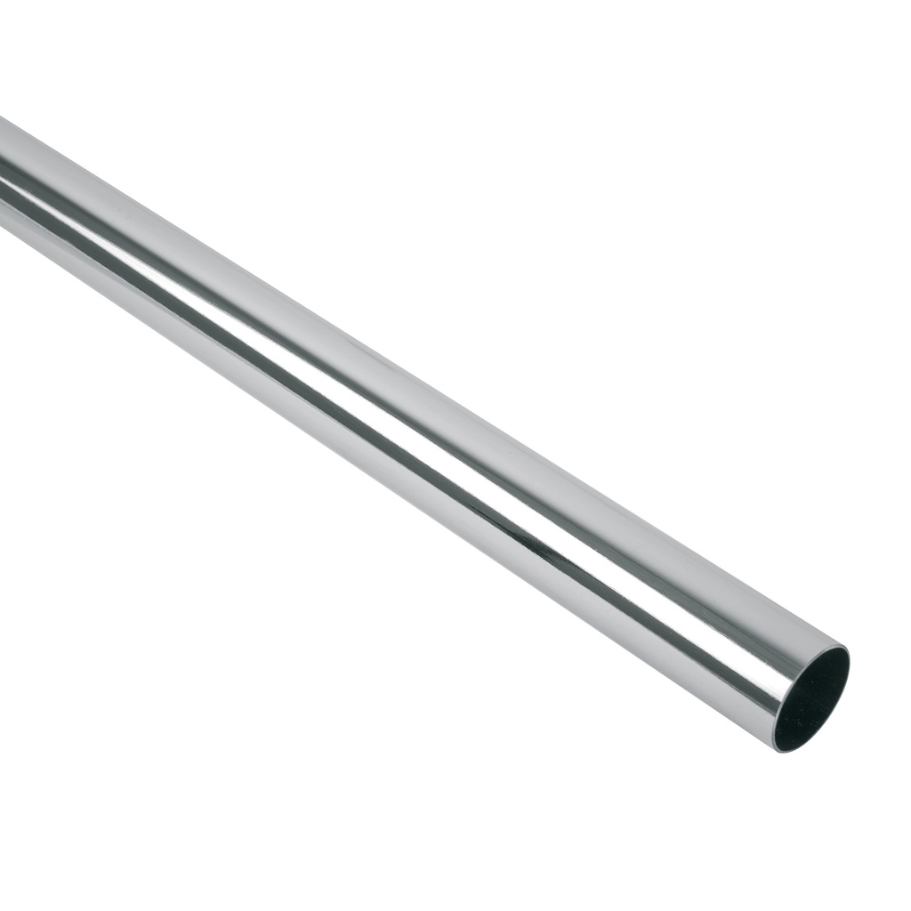 [48974] Tubo redondo cromado para closet HERMEX 3METROIS