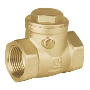 [48511] VÁLVULA CHECK HORIZONTAL DE LATÓN 3/4 PLG. FOSET