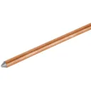 VARILLA DE 1.5 M DE ACERO REVESTIDO DE COBRE 1/2 PLG. VOLTECK