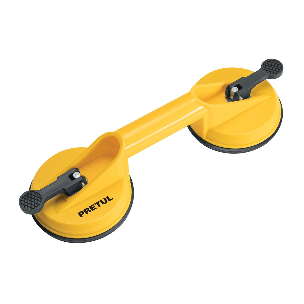 [23051] VENTOSA DE PLASTICO P/VIDRIO 2 COPAS SUCCION PRETUL