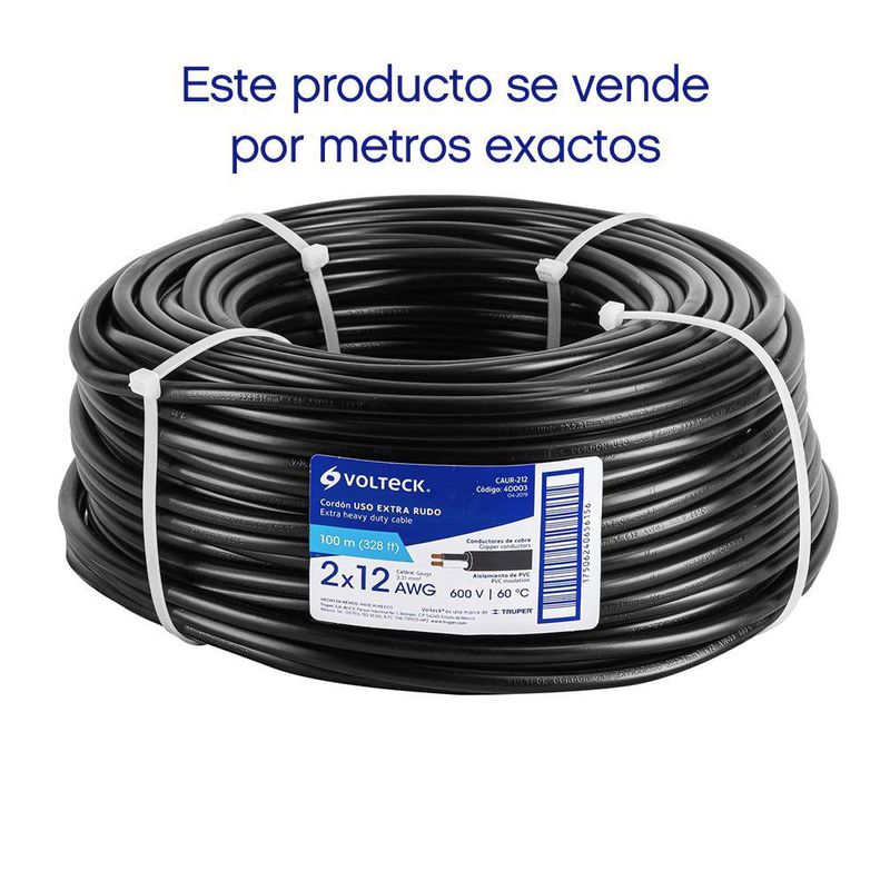[40003] CABLE TSJ USO RUDO 2*12 100M VOLTECK