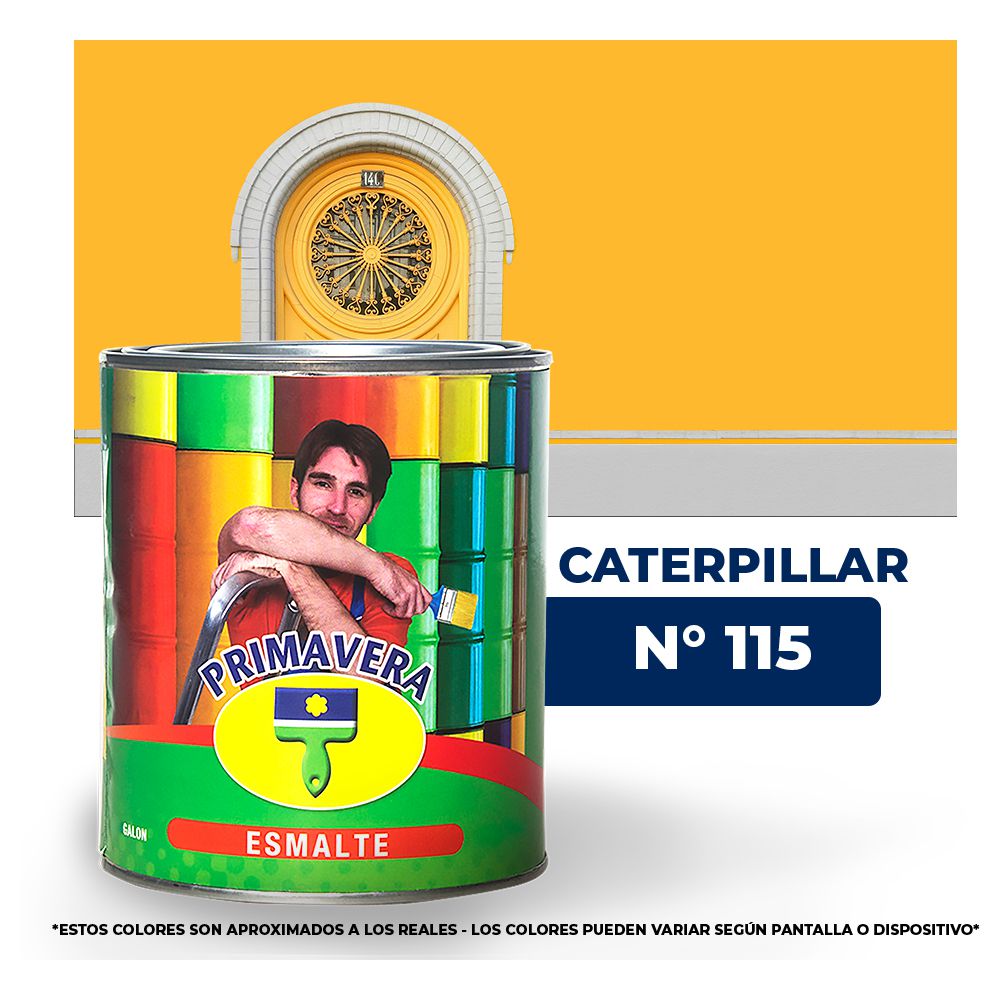 [115-01] PINTURA PRIMAVERA ACEITE AMARILLO CATERPILAR GALON