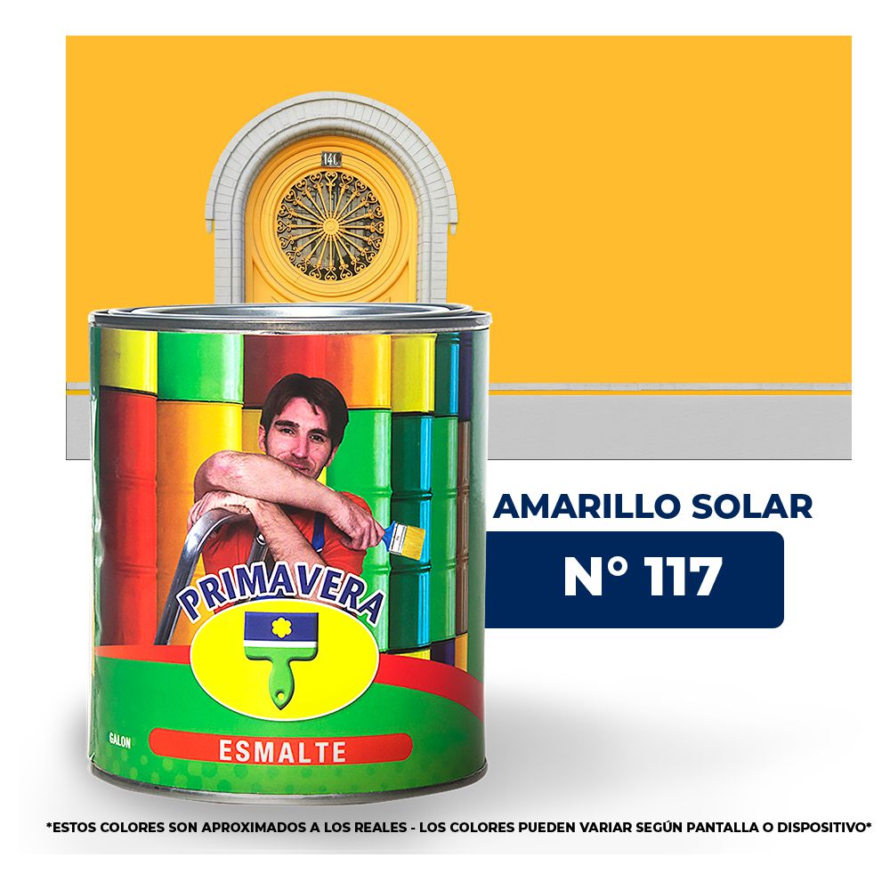 [117-01] PINTURA PRIMAVERA ACEITE AMARILLO GALON